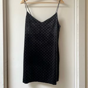 Elodie Apparel Velvet Velour Tank Top Mini Dress